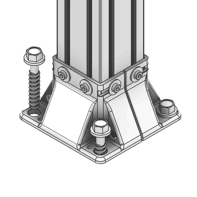 24-123S-0 MODULAR SOLUTIONS 1/2 IN X 3 IN WEDGE ANCHOR